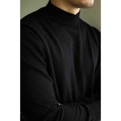 Suéter Modal Cuello Mocko Ajustado para Hombre - Image 16
