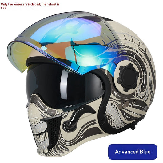 Casco Vintage con Lentes de Visión Nocturna Anti-Destello - Image 13