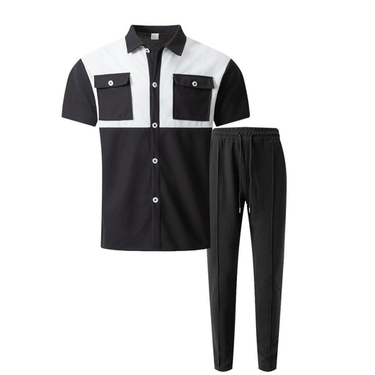 Conjunto de Dos Piezas: Camisa y Pantalón con Bloques de Color - Image 21