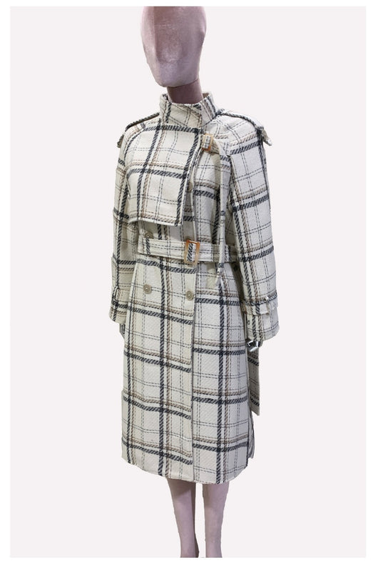 Abrigo Largo de Lana para Mujer - Otoño e Invierno - Image 10