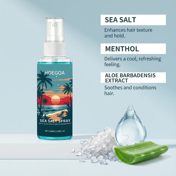 Spray de Sal Marina para Cabello - Fijación y Volumen Profesional