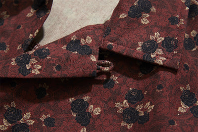 Camisa Retro Estampada para Hombre - Manga Corta Verano - Image 12