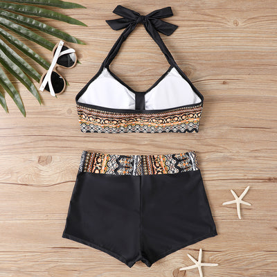 Bikini Reductor Estampado con Halter Ajustable para Mujer - Image 15