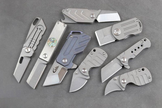 Navaja de Bolsillo Titanio Ultra Compacta EDC Camping - Image 10