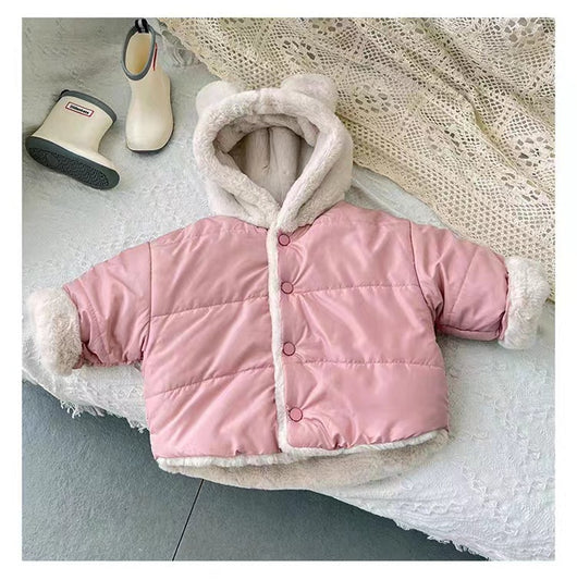 Abrigo Infantil Polar Forrado con Peluche - Image 6