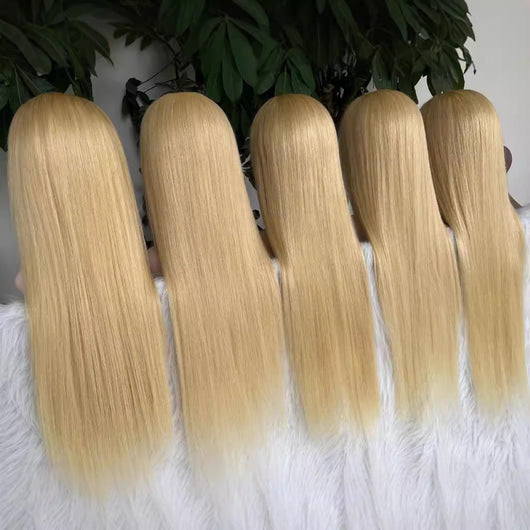 Peluca Rubia 613 Encaje Completo Cabello Natural 180 Densidad - Image 4