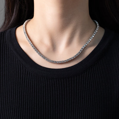 Collar Unisex Street Style con Cristales Brillantes