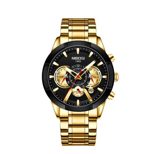 Reloj Nibosi Multifuncional Resistente al Agua con Esfera Luminosa para Hombre - Image 3