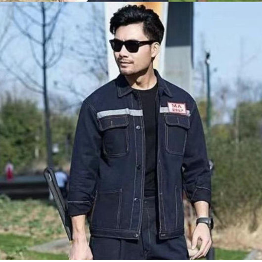 Chaqueta de Trabajo para Hombre - Traje de Protección Laboral Primavera Otoño - Image 9