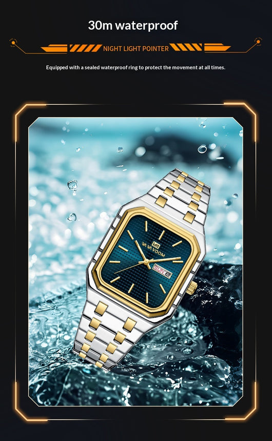 Reloj Cuadrado Luminoso Casual para Hombre - Image 12