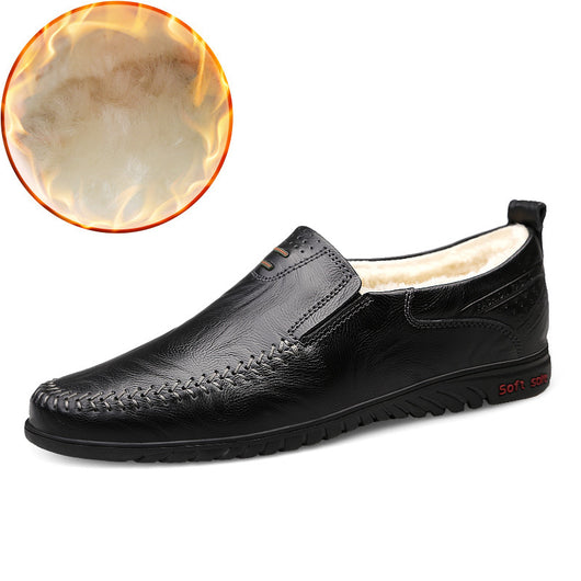 Zapatos de Cuero Casual Estilo Coreano para Hombre - Image 19