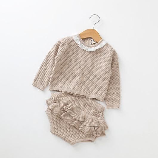 Conjunto de Dos Piezas para Bebé: Cardigan Tejido y Shorts - Image 20