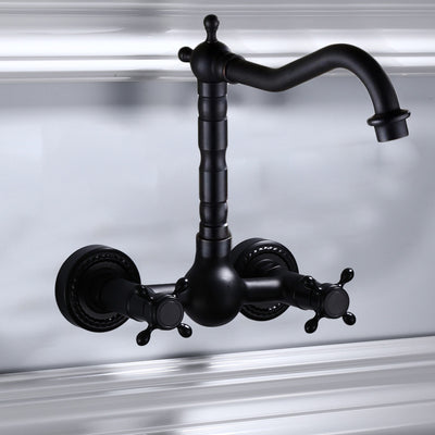 Grifo Mezclador de Baño en Cobre Cromado - Agua Caliente y Fría - Image 7