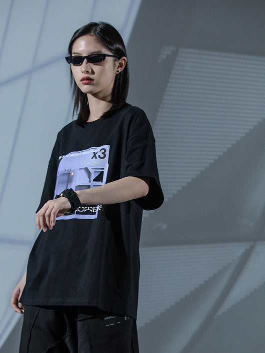 Camiseta Estampada de Algodón con Manga Corta - Image 5