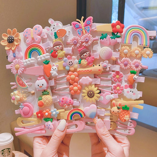 Clip de Cabello con Moño Floral para Niñas - Diseño Princesa Hada - Image 31