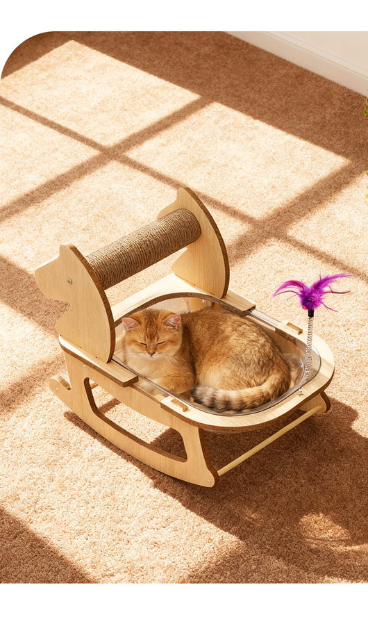 Cama Cápsula Espacial para Gatos con Cuerda de Cáñamo Resistente - Image 12