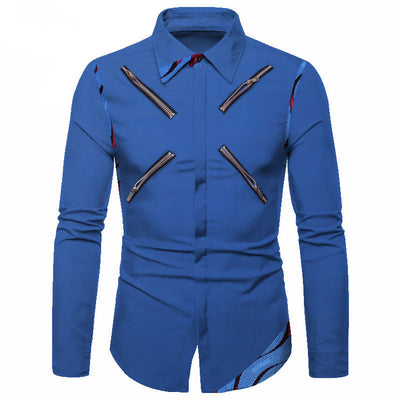 Camisa Casual de Algodón Poliéster Juvenil Blanca con Cuello Solapa - Image 13