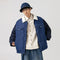 Abrigo Denim Acolchado Retro Americano para Hombre