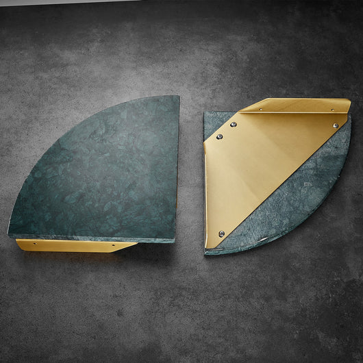 Repisa Triangular de Mármol Estilo Nórdico Minimalista para Baño - Image 24