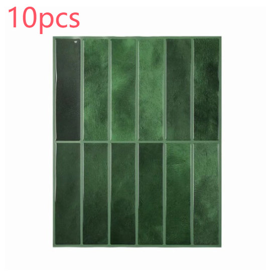 Adhesivo de Pared 3D Estéreo Resistente al Agua y Calor - Papel Tapiz Autoadhesivo para Cocina y Baño - Image 27