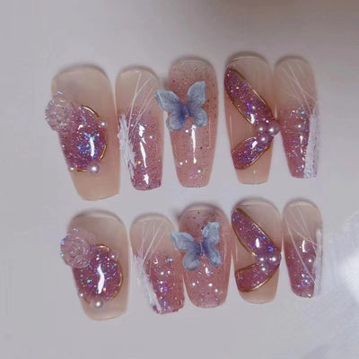 Pegatinas de Uñas Removibles Serie Camellia - Diseño Blindado - Image 21