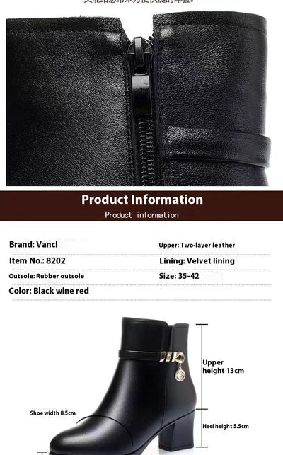 Botas Térmicas de Terciopelo Antideslizantes para Mujer Adulta - Image 19