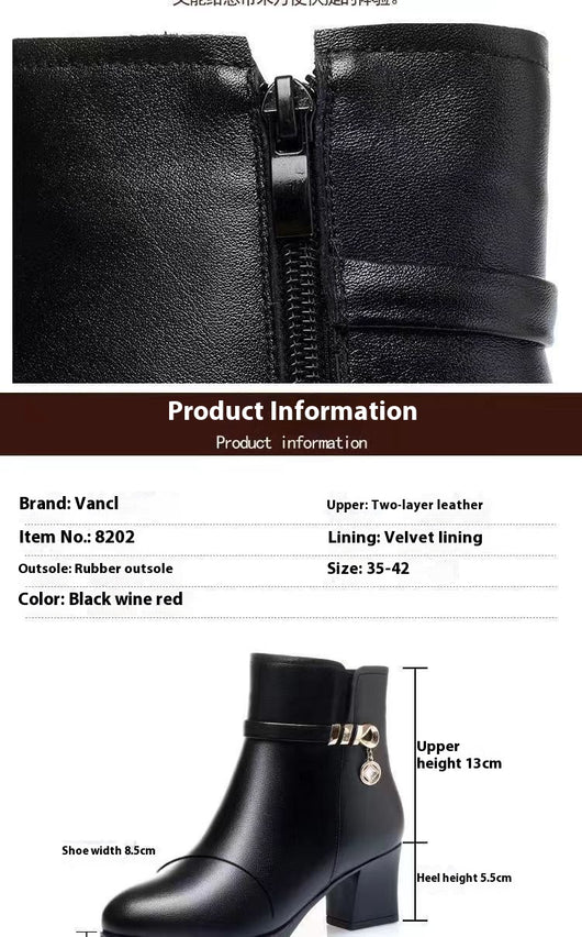 Botas Térmicas de Terciopelo Antideslizantes para Mujer Adulta - Image 19