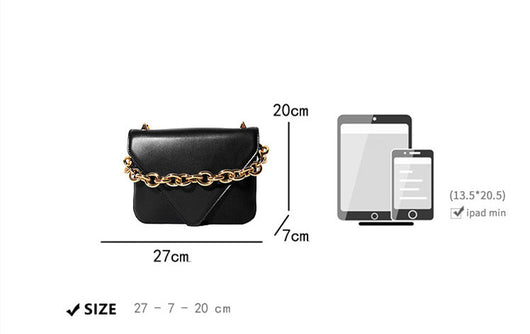 Bolsa Mensajera de Cuero con Cadena - Colección Verano - Image 7