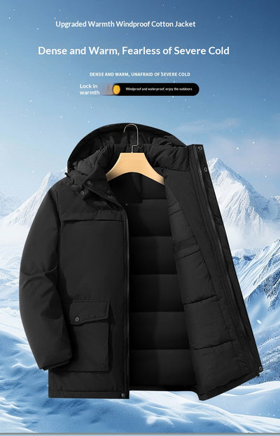 Chaqueta Gruesa para Hombre con Capucha Desmontable - Image 12