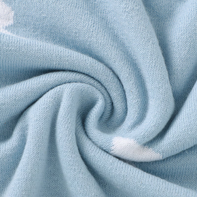 Manta Tejida de Algodón con Diseño Infantil Adorable Protección Contra el Viento - Image 22