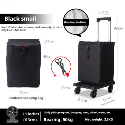 Carrito Portátil Plegable para Equipaje y Compras - Image 13