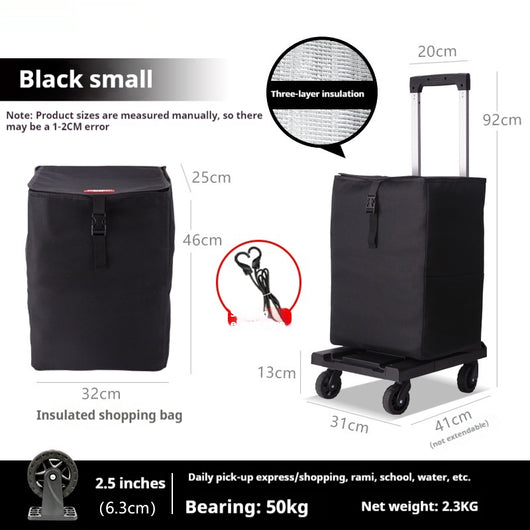 Carrito Portátil Plegable para Equipaje y Compras - Image 13