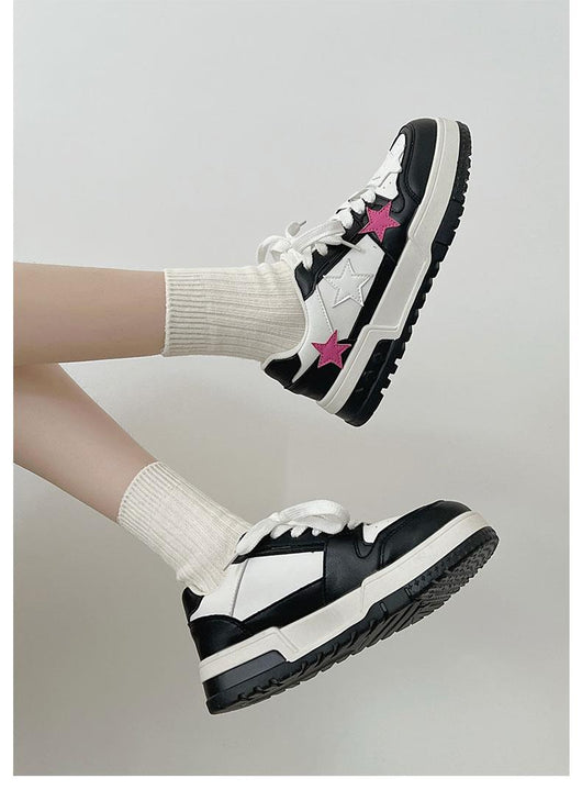 Zapatillas Deportivas Coreanas de Punta Redonda - Estilo Versátil y Elegante - Image 26