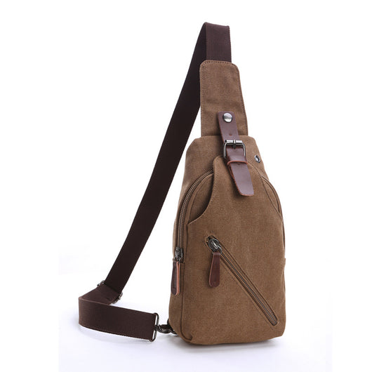 Bolso de Pecho de Lona para Hombro o Cruzado - Image 7