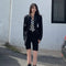 Blazer Oversized Negro Suelto Estilo Street