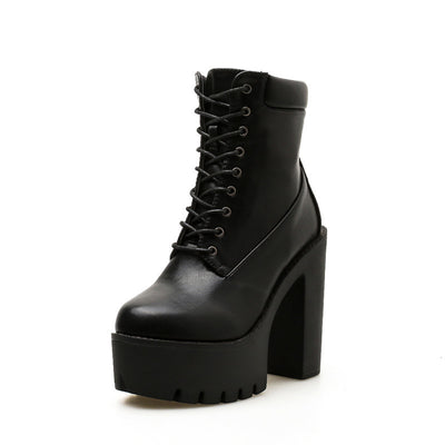 Botines de Tacón Ancho con Altura Midi - Image 9