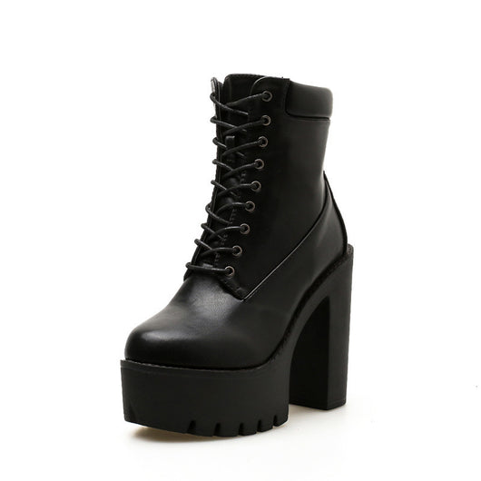 Botines de Tacón Ancho con Altura Midi - Image 9
