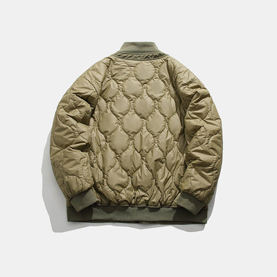 Chaqueta de Vuelo Hombre Otoño Invierno Patrón Calabaza Algodón - Image 4