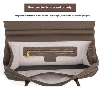 Bolso Tote de Gran Capacidad en Color Sólido para Mujer - Image 20