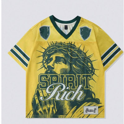 Playera Retro Vintage Malla Poliéster Estilo Americano - Image 11