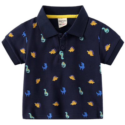 Camisa Infantil de Cuello Solapa y Manga Corta - Image 19