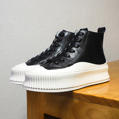Zapatillas Canvas Altas para Mujer con Suela Gruesa - Image 6