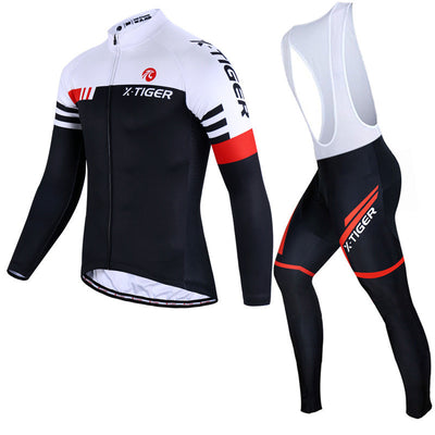 Traje de Ciclismo de Manga Larga con Tirantes para Bicicleta de Montaña - Image 7