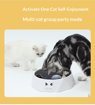 Juguete Interactivo Giratorio para Gatos con Ratón de Peluche y Motor Automático - Image 13