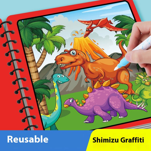 Libro Mágico de Pintura con Agua para Niños - Álbum de Colorear Reutilizable - Image 2