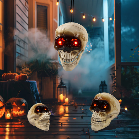 Calavera Flotante Animada con Sonido Realista para Halloween - Image 2