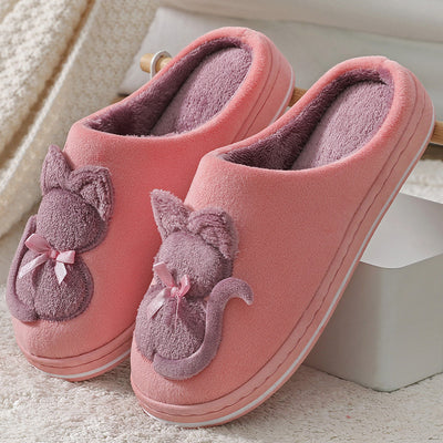 Pantuflas de Pareja Cómodas de Algodón Suave Antideslizantes - Image 6