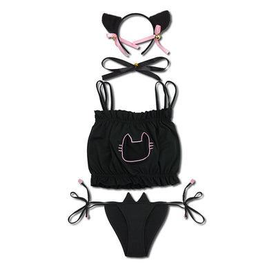 Conjunto de Lencería Felino con Recortes Atrevidos - Image 9