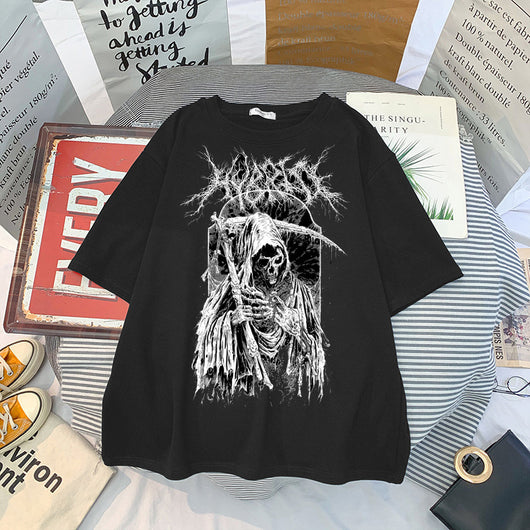 Camiseta Hip Hop Unisex con Estampado Europeo - Image 4