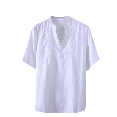 Camisa de Lino Bordada - Image 6